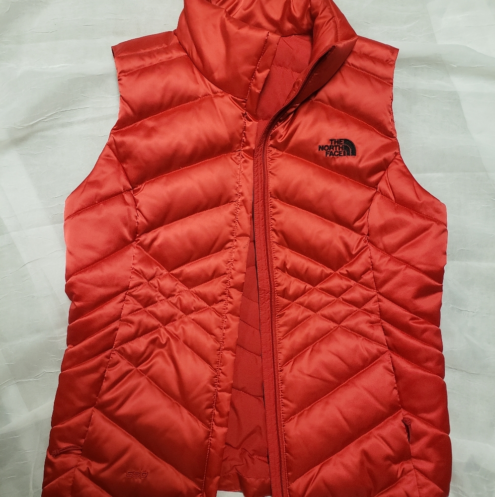 Red Northface Vest